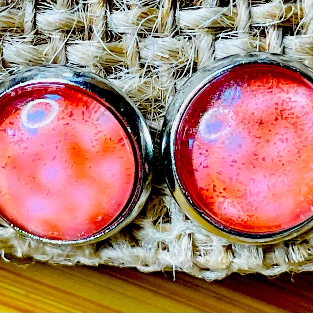 Pink Stud Earrings